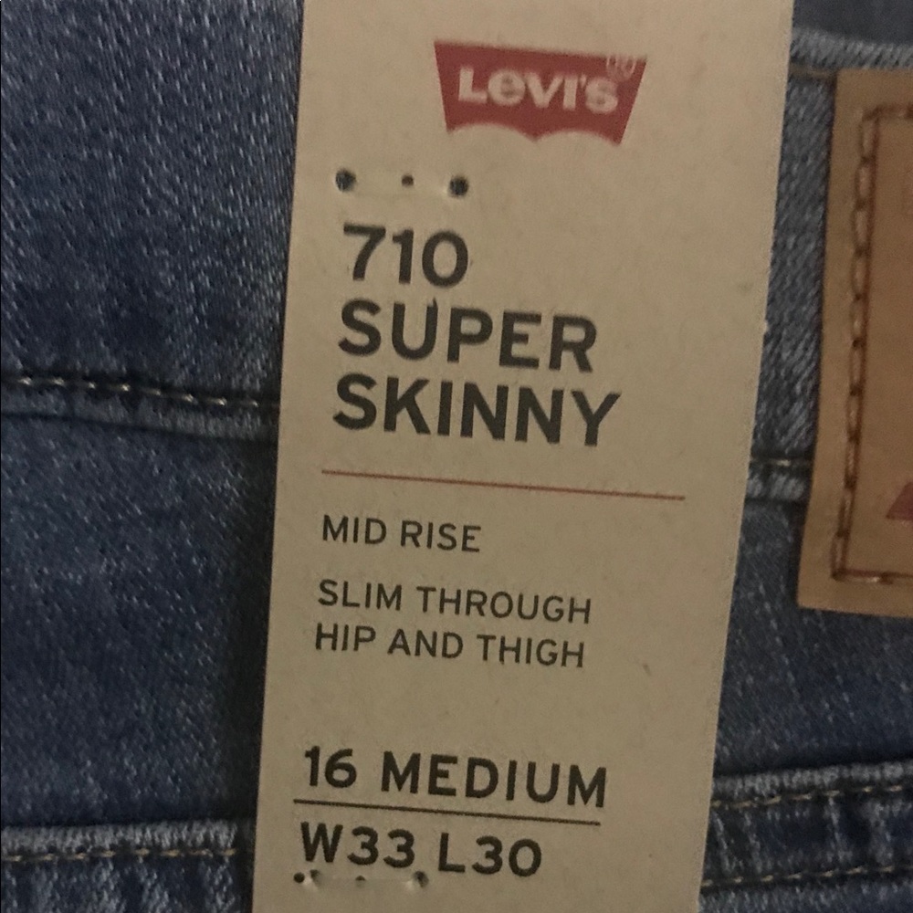Levi 710 super skinny jeans